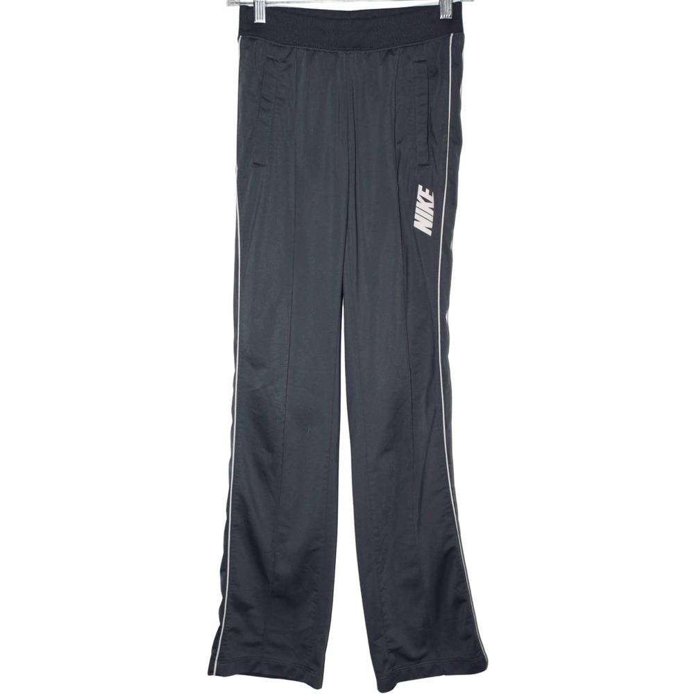 Women's Nike 545812-021 Gray White Casual Athletic Pull On Track Pants Size XS